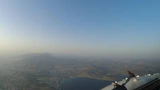 4K Hyperlapse. Athens (ATH\/LGAV) Airport. Arrival along the city, ILS approach rwy 03L