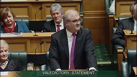 Valedictory Statement- Clayton Cosgrove