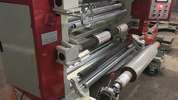 QFJ-1300 Vertical Type Slitting and Rewinding Machine(SIEMENS PLC and Touch Screen)