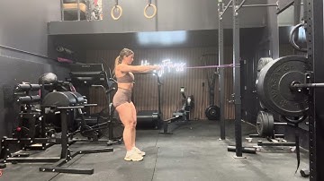 Banded face pull + external rotation 