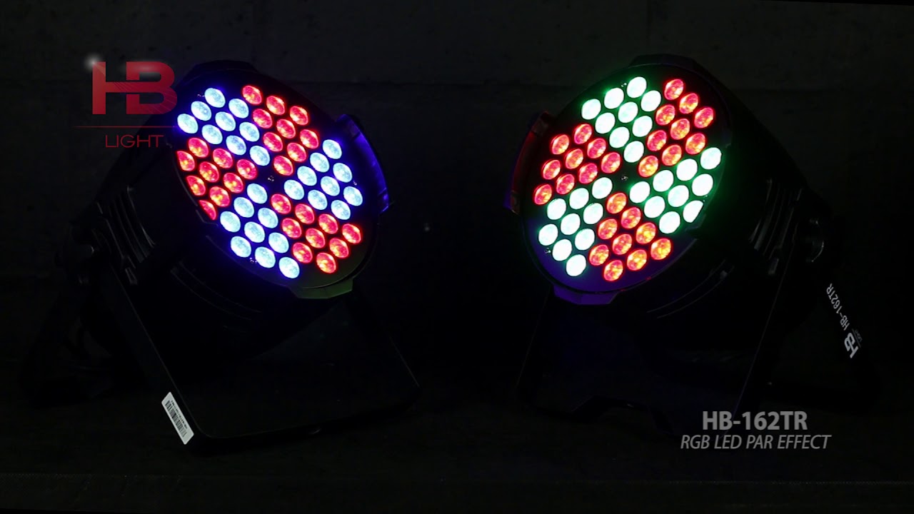 LED PAR 64 RGB TRI LED 3IN1 54X3W RGB HB-162TR – Mak Audio DJ