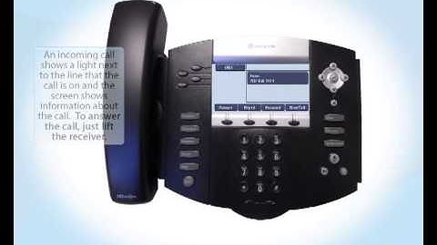 Polycom IP550 Phone User Guide - Answering a Call