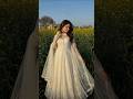 white anarkali look 😍 meesho outfit ideas for women # trending outfit # meesho haul # meesho outfit