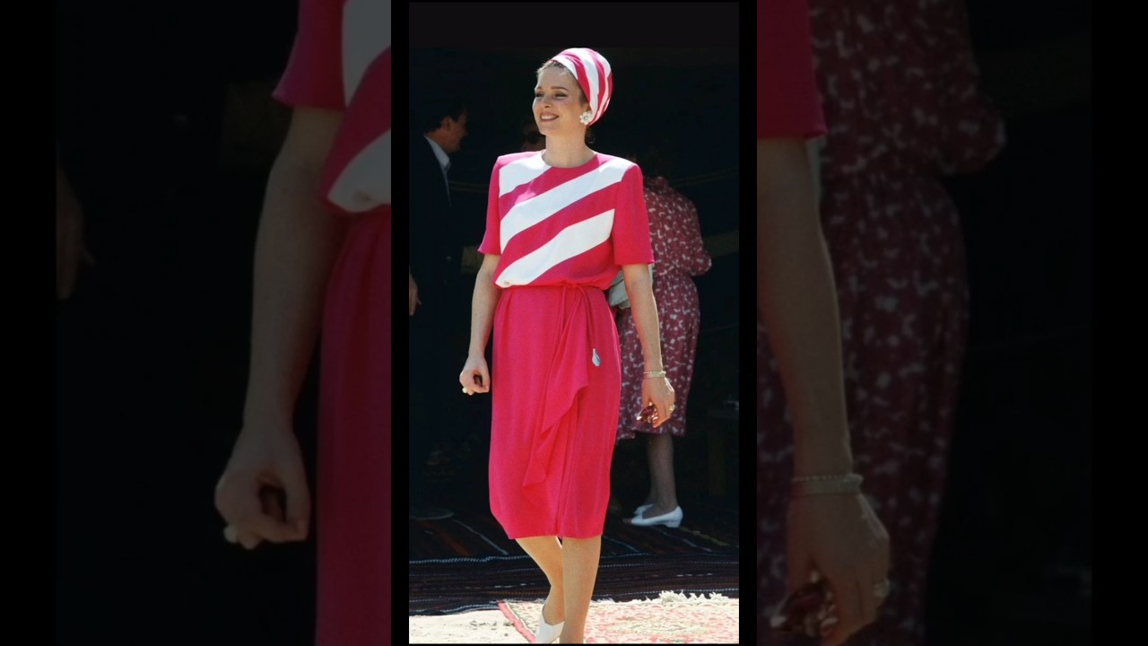 Queen Noor of Jordan in her royal elegant style 