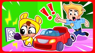 Zap! Be Careful with Electricity! ⚡ Baby Is In Danger! ⚡ Safety Cartoons for Kids by SuPaBoo