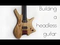 Building my first headless guitar | Episode 3 (No talking, ASMR)