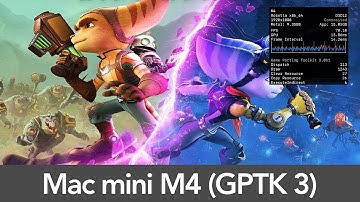 GPTK 3 and MetalFX Frame Gen on DLSS - Mac mini M4 (RAW Performance)