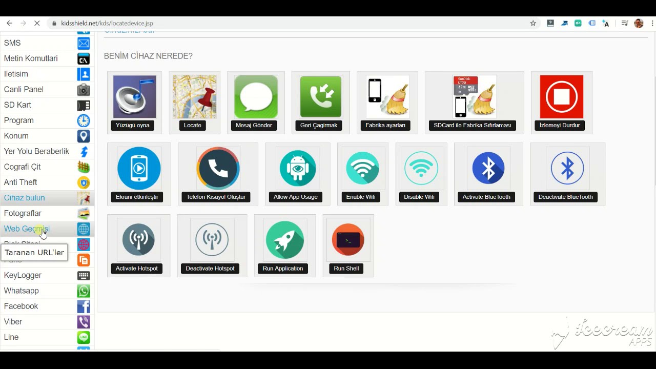 Kids Shield Müşteri Paneli