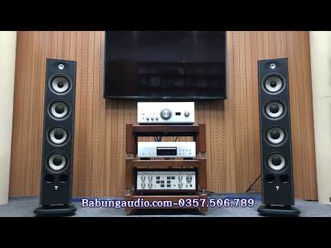 Video Test Loa Focal Aria 936 + Amply Denon PMA 2500NE Âm... - youtube