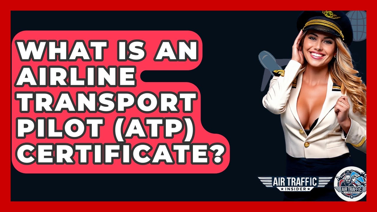 What Is An Airline Transport Pilot (ATP) Certificate? - Air Traffic Insider