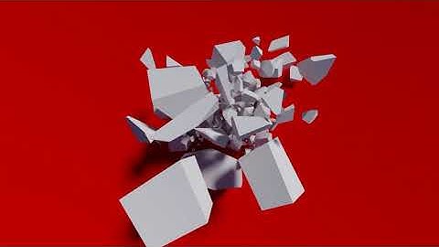 Blender Cell Fracture addon test