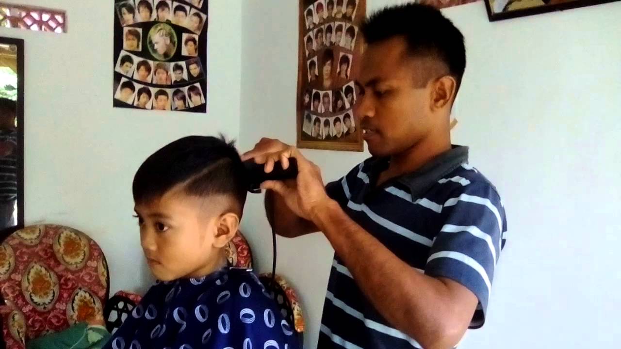 Cara potong  rambut  anak  anak  YouTube