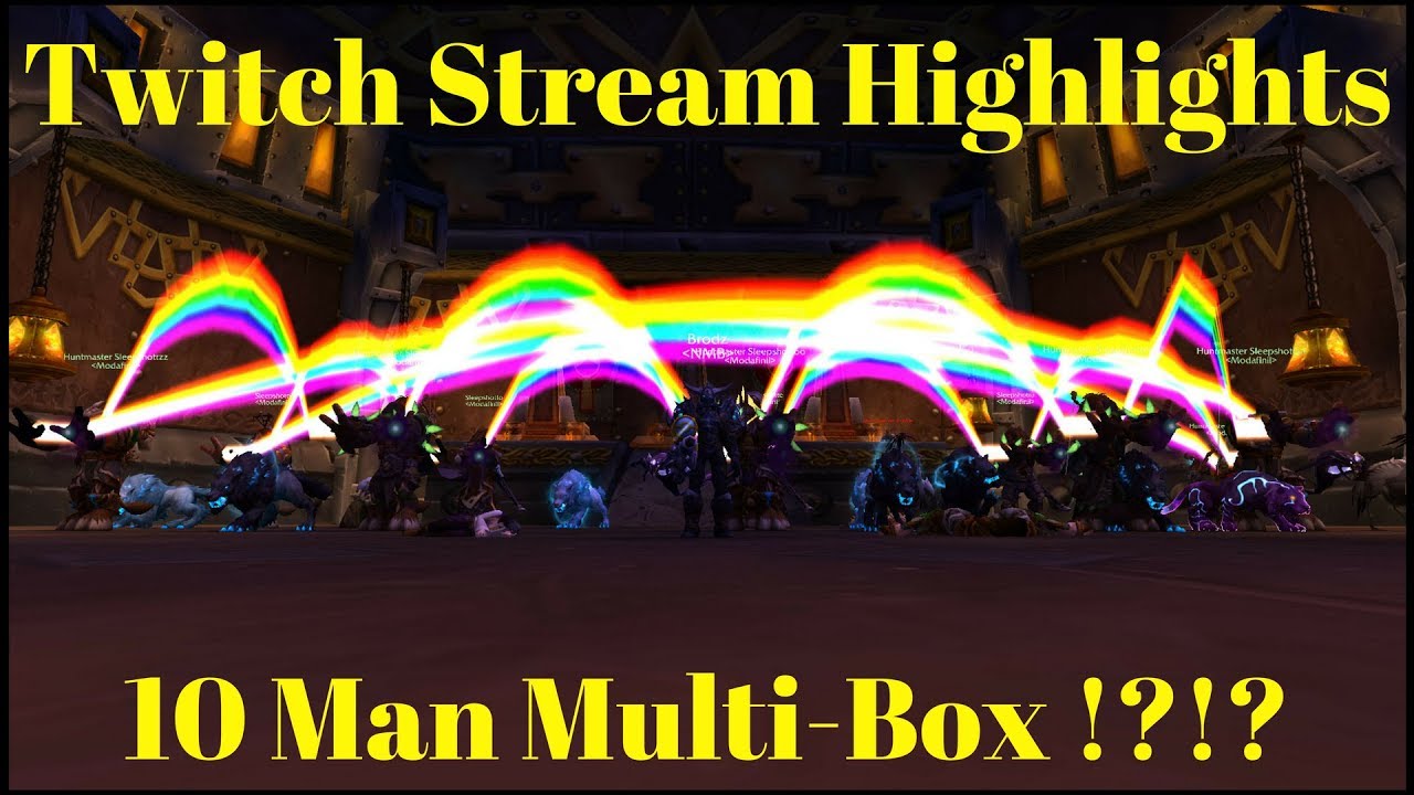 Twitch Highlights #1 - 10 Man Hunter Multi-Box Shenanigans Alliance Leader Slaying