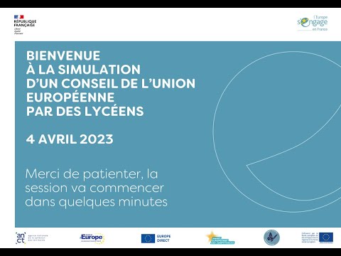 [Replay] Simulation d'une réunion d'un Conseil de l'Union européenne par des lycéens - 4 avril 2023