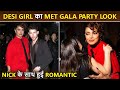 MET GALA 2023 LOOK 2 | Priyanka Chopra Nick Jonas Look Fire Hot In Red &amp; Black After Party