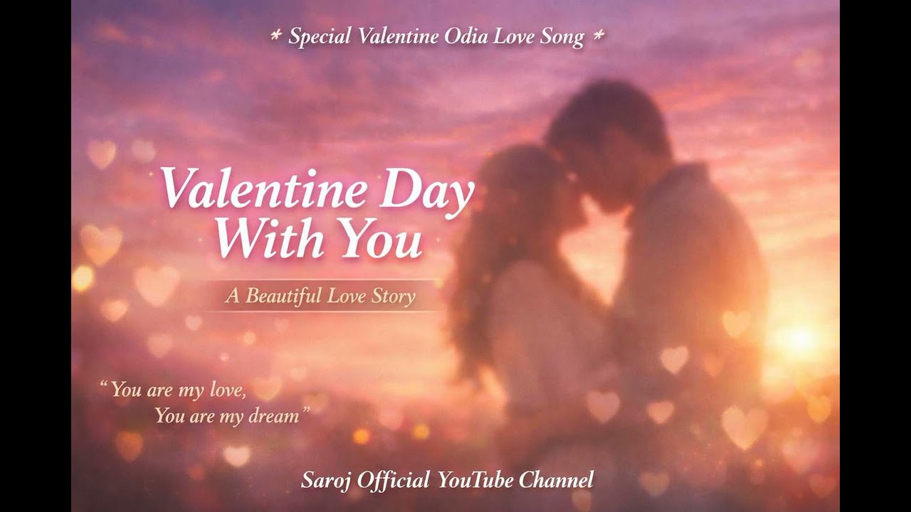 Valentine Day With You | Romantic Odia Love Song | Saroj Official