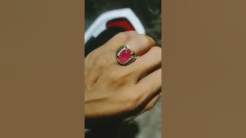 Nhẫn ruby Yên Bái màu đẹp giá cực tốt ạ