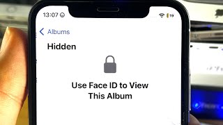 How To Put Face ID on Hidden Photos on iPhone!