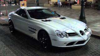 McLaren Mercedes SLR white - JBR The Walk in Dubai Marina