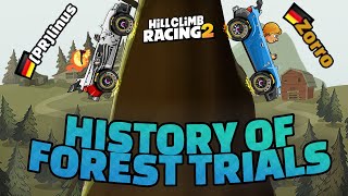 🔥😎History of Forest Trials World Records - Hill Climb Racing 2 Progression Video