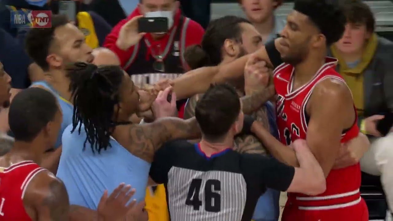 Ja Morant was ready to fight Bradley 😳 HEATED MOMENT