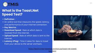 Understanding and Using the Toast.Net Speed Test screenshot 5