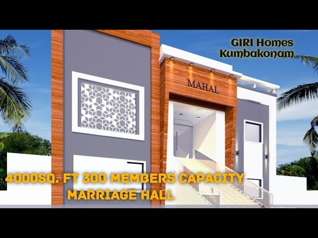 Marriage Hall Construction @Chennai-Chengalpattu - Final Stage - GIRI Homes Kumbakonam