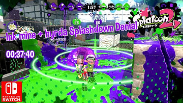 Nintendo Splatoon 2 Ink Mine + Hydra Splashdown Denial Rainmaker Custom Hydra Splatling