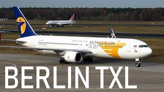 Planespotting Berlin Tegel TXL Airport | 23.11.2017 | 4K