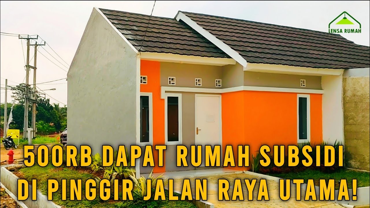 500 RIBU BISA PUNYA RUMAH! LOKASI STRATEGIS DI JALAN RAYA UTAMA