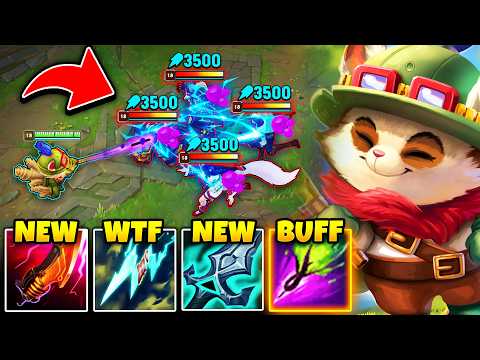 RIOT OVERBUFFED TEEMO AND OH MY GOD HE'S BROKEN! (NEW AD POISON)