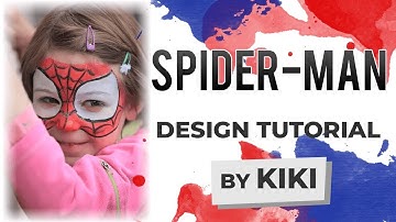 Spiderman Face Painting Tutorial