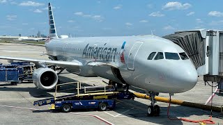 Crosswind shaky landing at Charlotte Intl. American Airbus A321
