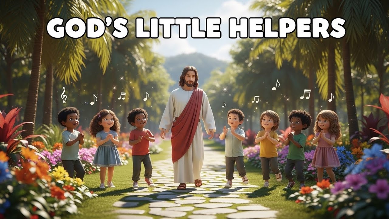 God’s Little Helpers - Kids Song | Lyrics video 🎶 