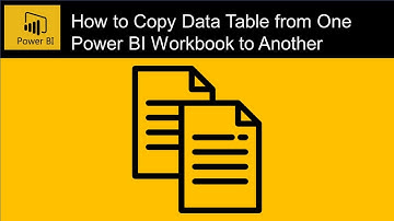 How to copy a data table from one power bi workbook to another with transformation steps