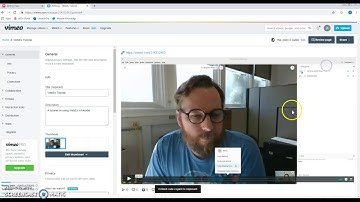 Embedding a Vimeo Video in a Moodle Page