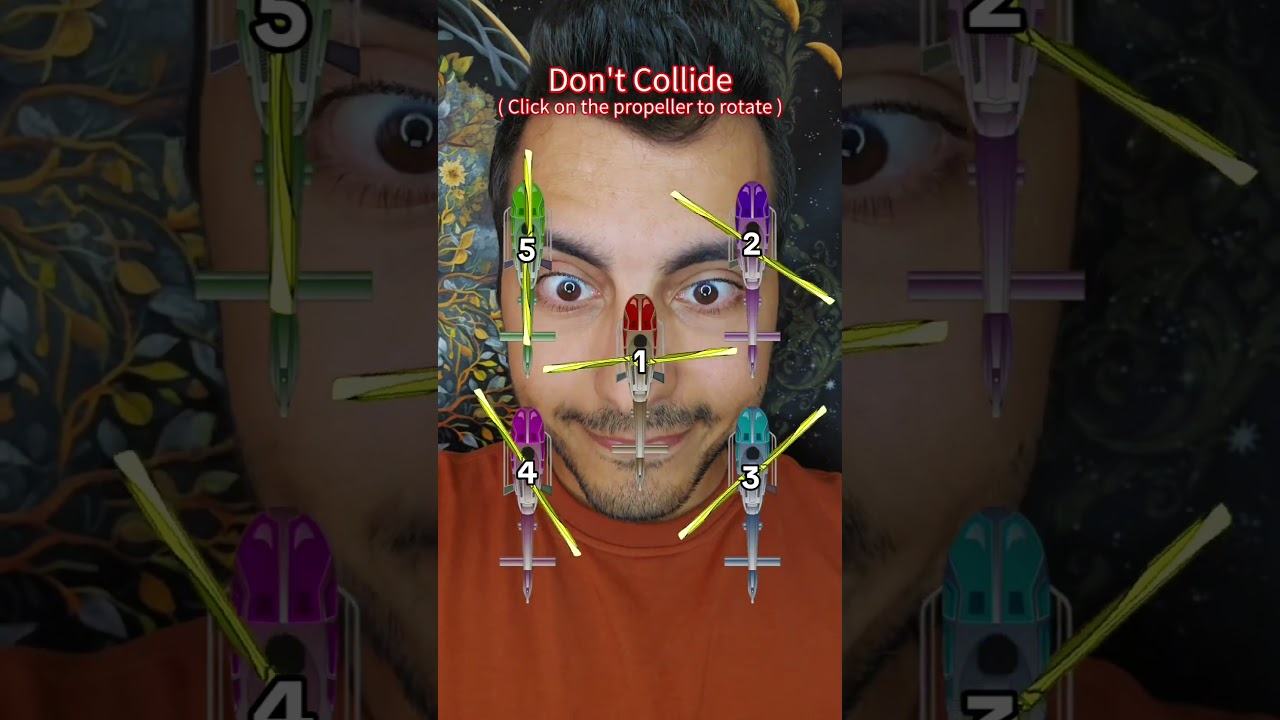 Dont collide helicopter puzzle game 