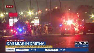 First responders on scene of Gretna gas leak