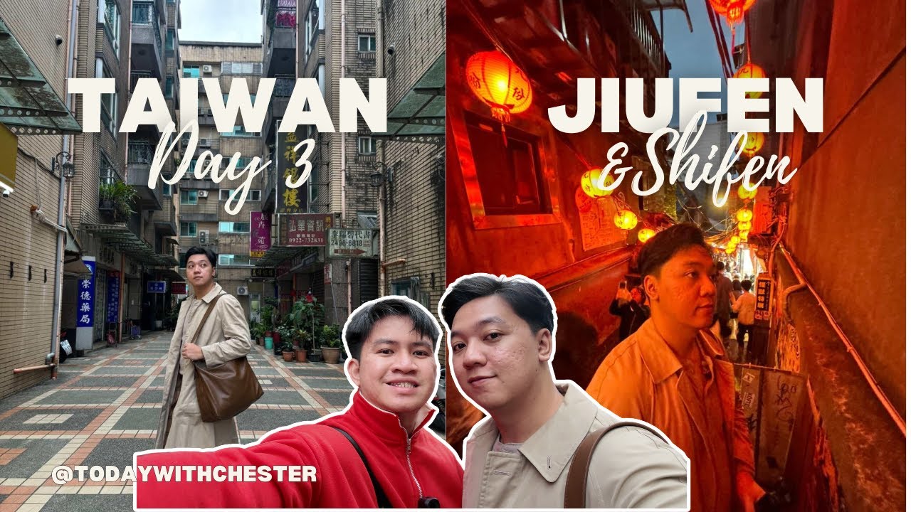 DIY JIUFEN and SHIFEN Tour, Rauhe Night Market | Vlog