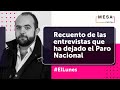 Recuento de las entrevistas que ha dejado el Paro Nacional en #ElLunes