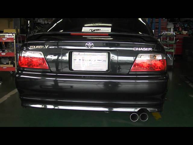 JZX100 マフラー 音 viper FWフルデュアルマフラー - YouTube