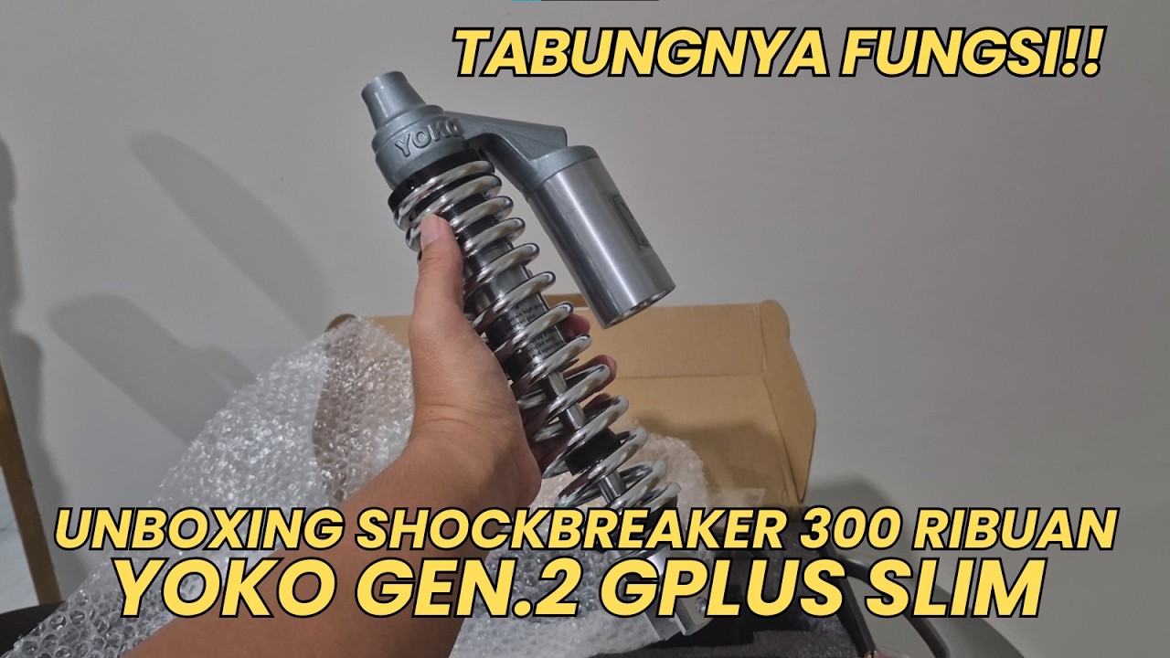 SHOCK SLIM TABUNG FUNGSI CUMA 300 RIBUAN? | UNBOXING SHOCK YOKO GEN 2 GPLUS SLIM JLT 191