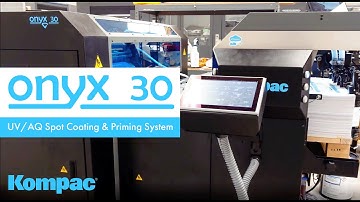 Onyx 30 UV/AQ Spot Coating & Priming System