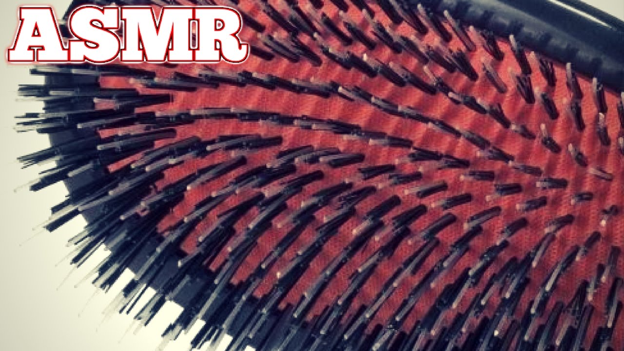 Hair Brush ASMR- Bristle Rubbing, Combing (Binaural / Ear to Ear)