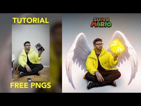 Super Mario Photo Editing Turorial - Free PicsArt PNGs