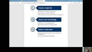 Creating a 5 Day Study Plan Success Lesson