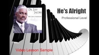 Video thumbnail of "He's Alright Piano Tutorial Sample"