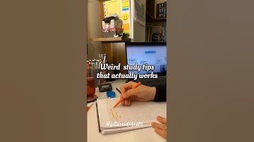 Weird Study Tips That Actually Works #shorts #study #studytips #actually #fyp @littlecodebox03