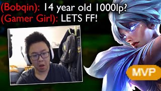 Bobqin and Gamer Girl finally meets my riven | 14 year old Challenger