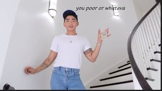 BRETMAN ROCK SHOWING OFF HIS 1 MILLION DOLLAR HOUSE FOR 2 MINUTES STRAIGHT